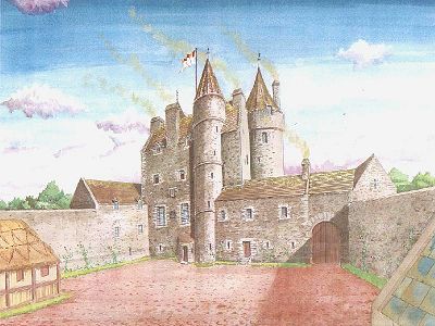 Reconstruction of Inverugie Castle