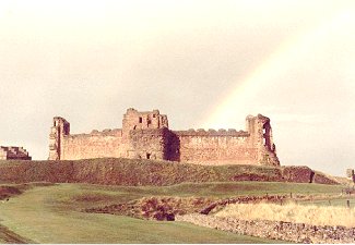Tantallon castle as it is today. Click here to see a larger image.