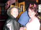 Bewitched and bewildevilled: but Janetta Thomson and Denise Mc Dermott came smiling through for the Hallowe'en party