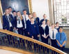 Carrick Academy pupils after their civic reception at the County Buildings in Ayr