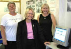 Cathy with Cathie Barr and Christine Kennedy of MAP