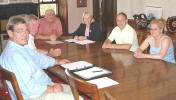 Peter Mason, Jim McDermott, David Kiltie, Cathy Jamieson MSP, Alex Kelly, Helen Whitefield. Members of Maybole Community Council met with . Cathy Jamieson MSP last week and the A77 dominated the discussions.