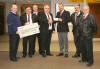 Pic shows Colin Graham, Wiliam Hutchison, Harry Wallace, Andy Jess, Dr John  Gemmill, Michael Galloway and Billy Galloway. 