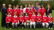 Under 15 Girls strips donated by the RAF