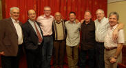 Oz has Kenny McClung (3rd left) and Paul Young (5th left) who now live in Australia with some of their former colleagues